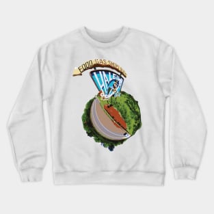 Haleiwa North Shore Sign Fisheye Crewneck Sweatshirt